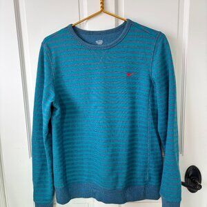 Teal Striped Nike Sweatshirt